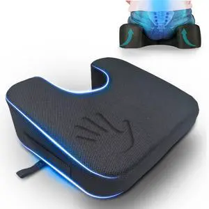 YogiBum Patented Cushion | Extra Large Tailbone Gap | XL Size for 190lbs+ | Med Size for 150-190lbs | Relief for LowBack, Tailbone, Sciatica, Hemorrhoids | Snug Fit on Office/Computer Chairs YogiBum Patented Cushion | Extra Large Tailbone Gap | XL Size for 190lbs+ | Med Size for 150-190lbs | Relief for LowBack, Tailbone, Sciatica, Hemorrhoids | Snug Fit on Office/Computer Chairs