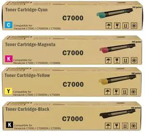 High Capacity VersaLink C7000 Toner Cartridges | Compatible for Xerox 106R03757 106R03758 106R03759 106R03760 Toner use for Xerox Versalink C7000 C7000DN High Capacity VersaLink C7000 Toner Cartridges | Compatible for Xerox 106R03757 106R03758 106R03759 106R03760 Toner use for Xerox Versalink C7000 C7000DN