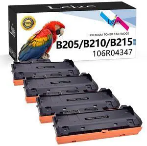 106R04347 Black Toner Cartridge Compatible for Xerox B205 B210 B215, 4 Pack | for Xeroxing Printer B210 B205 B215 B205NI B210DNI B215DNI B205MFP B215MFP, Black High Yield 3,000 Pages Ink 106R04346 106R04347 Black Toner Cartridge Compatible for Xerox B205 B210 B215, 4 Pack | for Xeroxing Printer B210 B205 B215 B205NI B210DNI B215DNI B205MFP B215MFP, Black High Yield 3,000 Pages Ink 106R04346