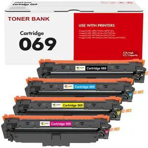069 Toner Cartridge Set 069H MF753Cdw MF751Cdw MF750C LBP674C Series | Compatible for Canon 069 069H Toner Cartridge Color ImageCLASS LBP674Cdw MF752Cdw Printer Ink Black Cyan Yellow Magenta 4Pack 069 Toner Cartridge Set 069H MF753Cdw MF751Cdw MF750C LBP674C Series | Compatible for Canon 069 069H Toner Cartridge Color ImageCLASS LBP674Cdw MF752Cdw Printer Ink Black Cyan Yellow Magenta 4Pack