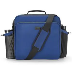 3 Inch 3-Ring Zipper Binder with Water Bottle Holder and Handle | Zip Up Binder with Shoulder Strap, 700 Sheet Capacity, Compatible with 13" MacBook/Tablet, for School, Office, Dark Blue 3 Inch 3-Ring Zipper Binder with Water Bottle Holder and Handle | Zip Up Binder with Shoulder Strap, 700 Sheet Capacity, Compatible with 13" MacBook/Tablet, for School, Office, Dark Blue