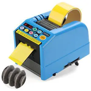 Upgraded Ceramic Roller Automatic Tape Dispenser, Dual Ribbon Cutting Machine, Adjustable 6-60mm Width 5-999mm Length, Electric Tape Cutter for Business, Shipping, Home & Daily Use Upgraded Ceramic Roller Automatic Tape Dispenser, Dual Ribbon Cutting Machine, Adjustable 6-60mm Width 5-999mm Length, Electric Tape Cutter for Business, Shipping, Home & Daily Use