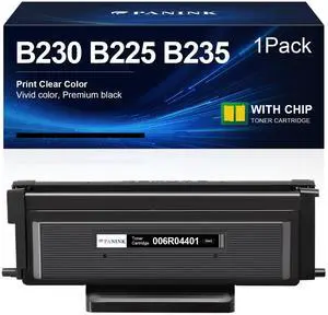 Compatible B230 B225 B235 Black Toner Cartridge 6,000 Pages Extra High Capacity Replacement for Xerox 006R04400 006R04401 Toner Cartridge for Xerox B230 B225 B235 Printers - 1 Pack,with Chip Compatible B230 B225 B235 Black Toner Cartridge 6,000 Pages Extra High Capacity Replacement for Xerox 006R04400 006R04401 Toner Cartridge for Xerox B230 B225 B235 Printers - 1 Pack,with Chip