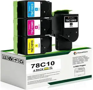 78C10K0 78C10C0 78C10M0 78C10Y0 Compatible Toner Cartridge for Lexmark CS521 CS622 CS421 CX421 CX522 CX622 CX625 CS421dn CS521dn CS622de CX421adn CX522ade CX622ade CX625ade CX625adhe Printer 78C10K0 78C10C0 78C10M0 78C10Y0 Compatible Toner Cartridge for Lexmark CS521 CS622 CS421 CX421 CX522 CX622 CX625 CS421dn CS521dn CS622de CX421adn CX522ade CX622ade CX625ade CX625adhe Printer