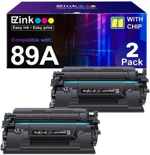 89A Toner Cartridge with Chip Compatible Replacement for HP 89A CF289A 89X CF289X for HP LaserJet Enterprise M507 M507dn M507dng M507n M507x MFP M528dn M528f M528c M528z Printer (2 Black) 89A Toner Cartridge with Chip Compatible Replacement for HP 89A CF289A 89X CF289X for HP LaserJet Enterprise M507 M507dn M507dng M507n M507x MFP M528dn M528f M528c M528z Printer (2 Black)