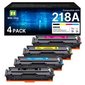 218A Toner Cartridges 4 Pack Compatible Replacement for HP 218A HP 218X Toner Cartridges 4 Pack to use with HP Color LaserJet Pro MFP 3301fdw, pro MFP 3301cdw, pro MFP 3301sdw, pro 3201dw Printer 218A Toner Cartridges 4 Pack Compatible Replacement for HP 218A HP 218X Toner Cartridges 4 Pack to use with HP Color LaserJet Pro MFP 3301fdw, pro MFP 3301cdw, pro MFP 3301sdw, pro 3201dw Printer