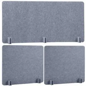 3 Pcs Desk Divider Desk Partition 23.6 x 47.2, 23.6 x 23.6 Stand up Freestanding Cubicle Privacy Panel Reducing Noise Visual Distraction Divider for Office Home School(Gray) 3 Pcs Desk Divider Desk Partition 23.6 x 47.2, 23.6 x 23.6 Stand up Freestanding Cubicle Privacy Panel Reducing Noise Visual Distraction Divider for Office Home School(Gray)