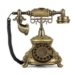 Vintage Telephone Antique Phone Rotary Old Fashioned Phone | Rotary Dial Vintage Phone, Ringtone Volume Adjustable, Classic Landline Telephone for Home, Office, School Use Vintage Telephone Antique Phone Rotary Old Fashioned Phone | Rotary Dial Vintage Phone, Ringtone Volume Adjustable, Classic Landline Telephone for Home, Office, School Use