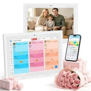 Digital Calendar 12.3 Inch Wall Planner with Video Calling, Smart Interactive Touchscreen with Calendar Sync, Chore Charts, Photo Display, SOS, Wall & Desk Mountable, Great for Organizing Routines Digital Calendar 12.3 Inch Wall Planner with Video Calling, Smart Interactive Touchscreen with Calendar Sync, Chore Charts, Photo Display, SOS, Wall & Desk Mountable, Great for Organizing Routines