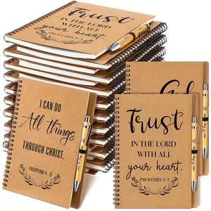 80 Pcs Christian Gifts Bulk Inspirational Spiral Notebook Bible Verse Pen Small Prayer Journal Religious Pen Faith Based Gifts for Women Men Father Church Bible Study Supplies 80 Pcs Christian Gifts Bulk Inspirational Spiral Notebook Bible Verse Pen Small Prayer Journal Religious Pen Faith Based Gifts for Women Men Father Church Bible Study Supplies