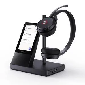 WH66 Wireless DECT Headset with 4" Touchscreen for Phone PC Mobile | Teams Zoom Certified Work Headphones, 525 ft Long Range, Built-in Full-Duplex Speaker, 14 H Talk Time WH66 Wireless DECT Headset with 4" Touchscreen for Phone PC Mobile | Teams Zoom Certified Work Headphones, 525 ft Long Range, Built-in Full-Duplex Speaker, 14 H Talk Time