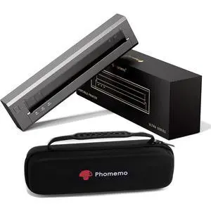 G100 Ultra Fast Portable Printers Wireless for Travel, 100mm/s, 499g, 300DPI, 1300mAh, Thermal Inkless Bluetooth Printer Compatible with iOS/Android/PC, US Letter/A4, with Case & 20 Sheets G100 Ultra Fast Portable Printers Wireless for Travel, 100mm/s, 499g, 300DPI, 1300mAh, Thermal Inkless Bluetooth Printer Compatible with iOS/Android/PC, US Letter/A4, with Case & 20 Sheets