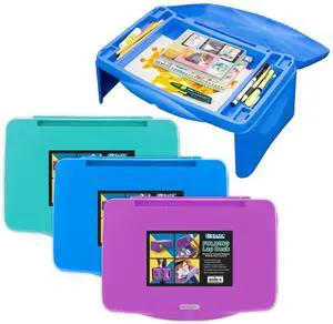 Folding Lap Desk, 17.5 x 12.5 in, Built-in Storage, 3-Set | 17 1/2 x 12 1/2 in, folding legs and built-in storage for writing, reading, crafts Folding Lap Desk, 17.5 x 12.5 in, Built-in Storage, 3-Set | 17 1/2 x 12 1/2 in, folding legs and built-in storage for writing, reading, crafts