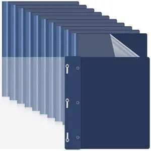 72 Pack Clear Front Report Covers Bulk Business Report Covers Plastic Presentation Folders Resume Portfolio Folder Paper Binder with 3 Prongs for Presentation Document School Office (Navy Blue) 72 Pack Clear Front Report Covers Bulk Business Report Covers Plastic Presentation Folders Resume Portfolio Folder Paper Binder with 3 Prongs for Presentation Document School Office (Navy Blue)