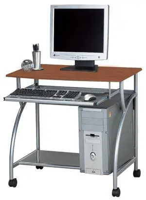 SOHO Mobile Argo Personal Computer Workstation, Medium Cherry Tf, Metallic Gray Frame SOHO Mobile Argo Personal Computer Workstation, Medium Cherry Tf, Metallic Gray Frame