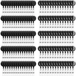 500 Pcs Black Retractable Badge Reels Bulk Holders Reels Clip with Alligator Swivel Clip by ID for School Office Supplies 500 Pcs Black Retractable Badge Reels Bulk Holders Reels Clip with Alligator Swivel Clip by ID for School Office Supplies