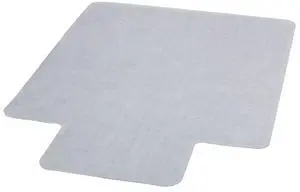 Jackson 45'' x 53'' Low Pile Carpet Chair Mat with Lip with Studded Gripper Back and Scuff Resistant Textured Top Jackson 45'' x 53'' Low Pile Carpet Chair Mat with Lip with Studded Gripper Back and Scuff Resistant Textured Top