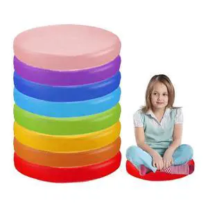 Flexible Seating Floor Cushions 8 Pcs Colored Round Seats | 13.8 Inch Foam Circle Mat, Waterproof Seat Pad, Learning Sitting Cushion For Classroom Daycare School Chair Cushion Flexible Seating Floor Cushions 8 Pcs Colored Round Seats | 13.8 Inch Foam Circle Mat, Waterproof Seat Pad, Learning Sitting Cushion For Classroom Daycare School Chair Cushion