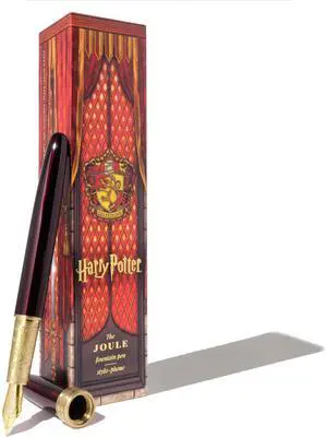 Warner Bros., Official Licensed, Harry Potter, Joule Pen, Red, Secrets Etched in Silver and Gold, Gold Plated No. 6 Nib Warner Bros., Official Licensed, Harry Potter, Joule Pen, Red, Secrets Etched in Silver and Gold, Gold Plated No. 6 Nib