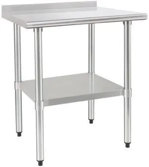 Stainless Steel Table for Prep & Work, 24 x 30in Stainless Steel Table for Prep & Work, 24 x 30in