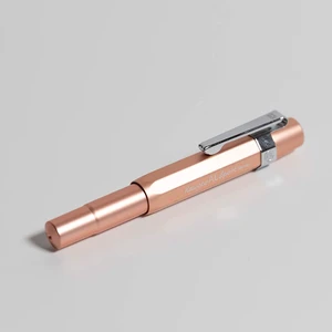 AL Sport Fountain Pen Rose Gold, Fine Nib Sport Octagonal Clip Chrome AL Sport Fountain Pen Rose Gold, Fine Nib Sport Octagonal Clip Chrome