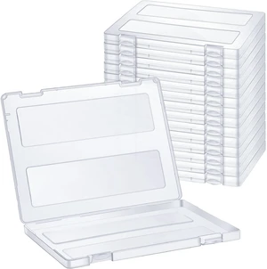 15 Pieces A4 File Box Paper Photo Storage Box Document Organizer Clear Plastic, 12.52 x 9.5 Inch, Dustproof and Sturdy, Snap Closure, Portable Case for School Office Supplies Accessories 15 Pieces A4 File Box Paper Photo Storage Box Document Organizer Clear Plastic, 12.52 x 9.5 Inch, Dustproof and Sturdy, Snap Closure, Portable Case for School Office Supplies Accessories
