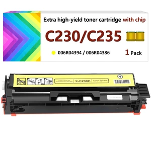 C230 C235 Toner Cartridge (with Chip) for Xerox,Replacement 006R04394 High-Yield 4500 Pages Ink Cartridge,Compatible with Xerox C235DNI/C230DNI Color Printer 006R04386 Standard Capacity (Yellow) C230 C235 Toner Cartridge (with Chip) for Xerox,Replacement 006R04394 High-Yield 4500 Pages Ink Cartridge,Compatible with Xerox C235DNI/C230DNI Color Printer 006R04386 Standard Capacity (Yellow)