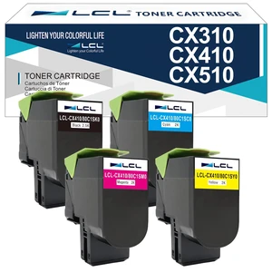 CX310 Toner Cartridge Replacement for Lexmark 80C1SK0 80C1SC0 80C1SM0 80C1SY0 for Lexmark CX310 CX310n CX310dn CX410 CX410e CX410de CX410dte CX510 CX510de CX510dthe CX510dhe Printer (4-Pack KCMY) CX310 Toner Cartridge Replacement for Lexmark 80C1SK0 80C1SC0 80C1SM0 80C1SY0 for Lexmark CX310 CX310n CX310dn CX410 CX410e CX410de CX410dte CX510 CX510de CX510dthe CX510dhe Printer (4-Pack KCMY)