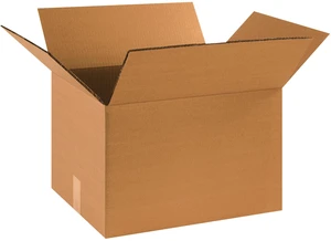 18" x 14" x 12" Double Wall Corrugated, Heavy-Duty Cardboard, BFHD181412DW, for Shipping, Packing, Moving and Storage, Kraft (Pack of 15) 18" x 14" x 12" Double Wall Corrugated, Heavy-Duty Cardboard, BFHD181412DW, for Shipping, Packing, Moving and Storage, Kraft (Pack of 15)