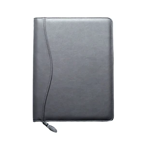 7 Ring Loose Leaf Executive Size Cover, Fits 8 1/2 x 11 Size Pages, Grey Faux Leather 7 Ring Loose Leaf Executive Size Cover, Fits 8 1/2 x 11 Size Pages, Grey Faux Leather