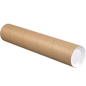 Kraft Mailing Tubes with Caps, 4" x 20", Pack of 15, for Shipping, Storing, Mailing, and Protecting Documents, Blueprints and Posters Kraft Mailing Tubes with Caps, 4" x 20", Pack of 15, for Shipping, Storing, Mailing, and Protecting Documents, Blueprints and Posters
