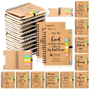 150 Pcs/50 Set Christian Gift Bulk Include Spiral Notebook Bible Ballpoint Pen Note Strip Prayer Journal for Women Religious Gift for Back to School Classroom Church Member Staff Coworker Teacher 150 Pcs/50 Set Christian Gift Bulk Include Spiral Notebook Bible Ballpoint Pen Note Strip Prayer Journal for Women Religious Gift for Back to School Classroom Church Member Staff Coworker Teacher