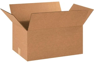 18129R Corrugated Cardboard 18" L x 12" W x 9" H, Kraft, For Shipping, Packing and Moving (Pack of 25) 18129R Corrugated Cardboard 18" L x 12" W x 9" H, Kraft, For Shipping, Packing and Moving (Pack of 25)