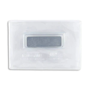 Clear Vinyl Magnetic Badge Holder - Vertical or Horizontal, Credit Card Sized, (3x2 inch) - 25 Pack Clear Vinyl Magnetic Badge Holder - Vertical or Horizontal, Credit Card Sized, (3x2 inch) - 25 Pack