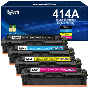 414A Toner Cartridges 4 Pack Replacement for HP MFP M479fdw M454dw Compatible for HP 414A 414 W2020A Color LaserJet Pro MFP M479fdw MFP M479fdn M454dw M454dn M480f M479 M454 Printer With Chip 414A Toner Cartridges 4 Pack Replacement for HP MFP M479fdw M454dw Compatible for HP 414A 414 W2020A Color LaserJet Pro MFP M479fdw MFP M479fdn M454dw M454dn M480f M479 M454 Printer With Chip