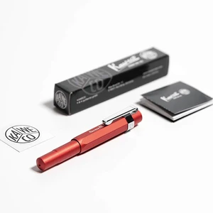 AL Sport Fountain Pen Deep Red, Fine Nib Sport Octagonal Clip Chrome AL Sport Fountain Pen Deep Red, Fine Nib Sport Octagonal Clip Chrome