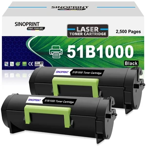 51B1000 Toner Cartridge MS417 Black for Lexmark MS417dn MX417de MS317dn MS517dn MX317dn MX517de MS617dn MX617de Printer(2 Packs Black) 51B1000 Toner Cartridge MS417 Black for Lexmark MS417dn MX417de MS317dn MS517dn MX317dn MX517de MS617dn MX617de Printer(2 Packs Black)