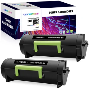 501H 50F1H00 High Yield Toner Cartridge Replacement for Lexmark 501H 50F1H00 for MS310dn MS312 MS410dn MS510dn MS610dn MS312dn MS315dn MS415dn Printer (2-Black) 501H 50F1H00 High Yield Toner Cartridge Replacement for Lexmark 501H 50F1H00 for MS310dn MS312 MS410dn MS510dn MS610dn MS312dn MS315dn MS415dn Printer (2-Black)