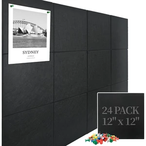 70"x47" Cork Boards for Walls, 12 Pack Bulletin Board for Office Large Felt Wall Tiles, Safe Removable Adhesive Tabs, No-Drill Install, 60 Push Pins Included, Gentle on Pins 70"x47" Cork Boards for Walls, 12 Pack Bulletin Board for Office Large Felt Wall Tiles, Safe Removable Adhesive Tabs, No-Drill Install, 60 Push Pins Included, Gentle on Pins