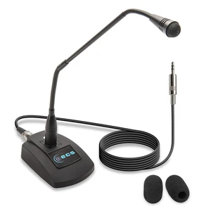 Executive Communication Systems WordSentry Professional Gooseneck Microphone, 3.5mm Uni-Directional Conference Mic, Anti Slip Base and Adjustable Heavy Duty Metal Design Executive Communication Systems WordSentry Professional Gooseneck Microphone, 3.5mm Uni-Directional Conference Mic, Anti Slip Base and Adjustable Heavy Duty Metal Design