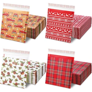 100 Pcs Christmas Bubble Mailers 8.3 x 9.3 Inch Christmas Padded Envelopes Self Adhesive Shipping Bags Holiday Mailing Envelopes Waterproof Postal Bag for Xmas Mailing Packaging (Vintage Style) 100 Pcs Christmas Bubble Mailers 8.3 x 9.3 Inch Christmas Padded Envelopes Self Adhesive Shipping Bags Holiday Mailing Envelopes Waterproof Postal Bag for Xmas Mailing Packaging (Vintage Style)
