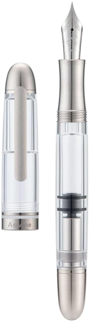 P36 Titanium Fountain Pen Piston Filling, Bock Extra Fine Nib Clear Transparent Acrylic Smooth Writing Signature Pen Case Gift Set P36 Titanium Fountain Pen Piston Filling, Bock Extra Fine Nib Clear Transparent Acrylic Smooth Writing Signature Pen Case Gift Set