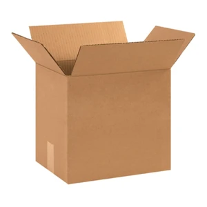 12910 Corrugated Cardboard 12" L x 9" W x 10" H, Kraft, For Shipping, Packing and Moving (Pack of 25) 12910 Corrugated Cardboard 12" L x 9" W x 10" H, Kraft, For Shipping, Packing and Moving (Pack of 25)