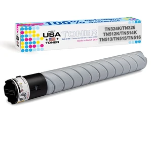 Compatible Replacement for use in Konica Minolta bizhub 308e, 368e, C258, C308, C368, C458, C558, TN512K, TN324K, TN513, TN514K, TN515, TN516, TN326 Universal (Black, 1 Cartridge) Compatible Replacement for use in Konica Minolta bizhub 308e, 368e, C258, C308, C368, C458, C558, TN512K, TN324K, TN513, TN514K, TN515, TN516, TN326 Universal (Black, 1 Cartridge)