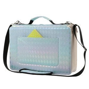 500 Individual-Slots Colored Pencil Case w/Handle, Shoulder Strap 500 Individual-Slots Colored Pencil Case w/Handle, Shoulder Strap