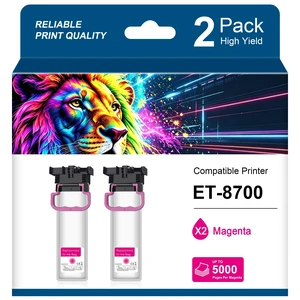 Remanufactured R02L Ink Cartridge R02L320 Magenta Ink Pack R02 Standard Capacity Compatible with Workforce Pro ET-8700 ET 8700 ET8700 (2 Pack) Remanufactured R02L Ink Cartridge R02L320 Magenta Ink Pack R02 Standard Capacity Compatible with Workforce Pro ET-8700 ET 8700 ET8700 (2 Pack)
