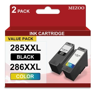 PG-285XXL CL-286XXL Ink Cartridge 2-Pack Replacement for Canon PG285 CL286 PG-285XL CL-286XL Ink Cartridges Combo Pack Large Capacity Compatible for Canon TS7720 TS7722 TR7820 Inkjet Printer Ink PG-285XXL CL-286XXL Ink Cartridge 2-Pack Replacement for Canon PG285 CL286 PG-285XL CL-286XL Ink Cartridges Combo Pack Large Capacity Compatible for Canon TS7720 TS7722 TR7820 Inkjet Printer Ink