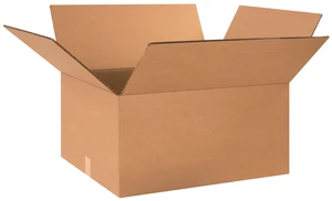 HD242012DW Heavy-Duty Double Wall Corrugated Cardboard 24" L x 20" W x 12" H, Kraft, for Shipping, Packing and Moving (Pack of 10) HD242012DW Heavy-Duty Double Wall Corrugated Cardboard 24" L x 20" W x 12" H, Kraft, for Shipping, Packing and Moving (Pack of 10)
