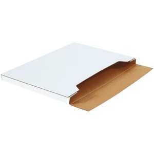 BFM30221 Jumbo White Fold-Over Cardboard Mailers, 30 x 22 1/2 x 1 Inches, Easy Fold Mailers, Corrugated Die-Cut Shipping, Multi-Depth, Large White Mailing (Pack of 20) BFM30221 Jumbo White Fold-Over Cardboard Mailers, 30 x 22 1/2 x 1 Inches, Easy Fold Mailers, Corrugated Die-Cut Shipping, Multi-Depth, Large White Mailing (Pack of 20)