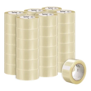 Tartan Box Sealing Tape 305, Clear, 1.88 in x 109.36 yds (48 mm x 100 m) 36 Rolls/Case, Light Duty, Durable Tartan Box Sealing Tape 305, Clear, 1.88 in x 109.36 yds (48 mm x 100 m) 36 Rolls/Case, Light Duty, Durable